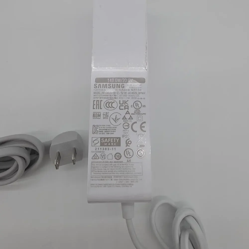 Genuine Samsung 20V 7A 140W AC Power Adapter w/ C7 Cord Monitor OEM